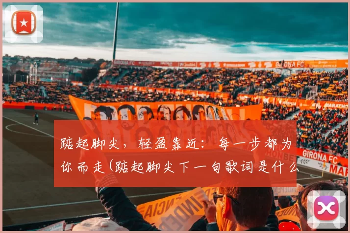 踮起脚尖，轻盈靠近：每一步都为你而走(踮起脚尖下一句歌词是什么)